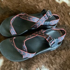 Chaco Z/1 Classic Sandals Verdure Eclipse Women’s Size 9 Navy Blue Pink